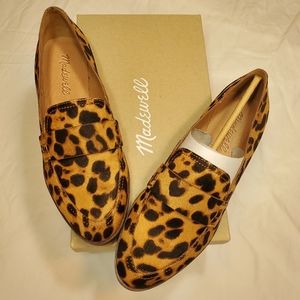 *CLEARANCE*Madewell Size 6 Penny Loafers in Leopard Calf Hair